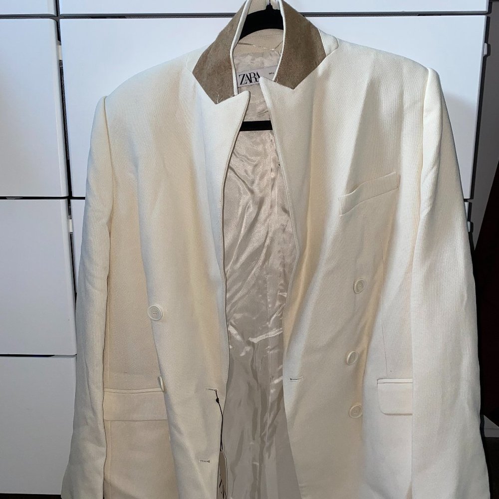 Cream blazer
